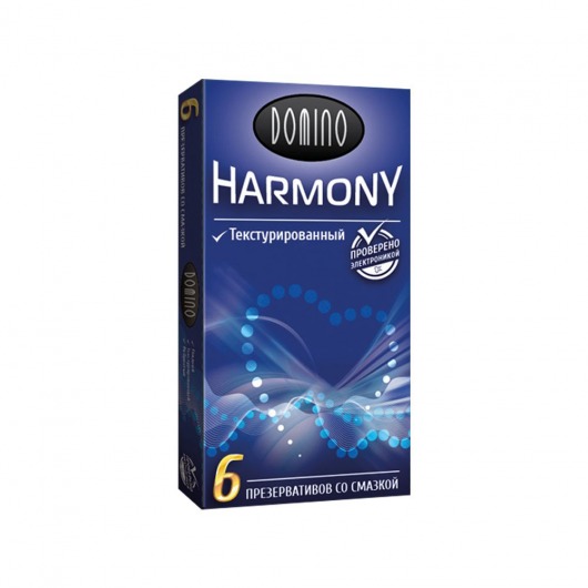 Текстурированные презервативы Domino Harmony - 6 шт. - Domino - купить с доставкой в Евпатории