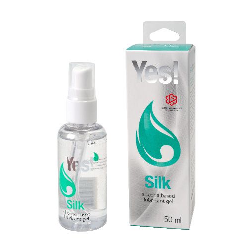 Силиконовая гипоаллергенная вагинальная смазка Yes Silk - 50 мл. - Sitabella - купить с доставкой в Евпатории