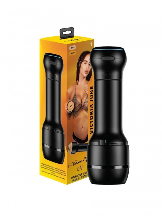 Мастурбатор-ротик с интерактивной насадкой PowerBlow   FeelVictoria Mouth - Kiiroo - в Евпатории купить с доставкой