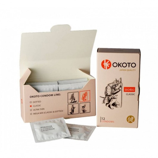 Презервативы OKOTO Classic - 12 шт. - Sitabella - купить с доставкой в Евпатории