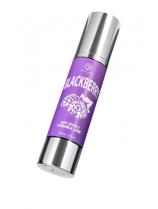 Массажное масло 2-в-1 Blackberry Hot Effect с разогревающим эффектом и вкусом ежевики - 50 мл. - Secret Play - купить с доставкой в Евпатории