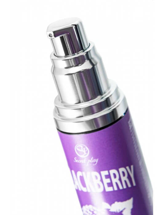 Массажное масло 2-в-1 Blackberry Hot Effect с разогревающим эффектом и вкусом ежевики - 50 мл. - Secret Play - купить с доставкой в Евпатории
