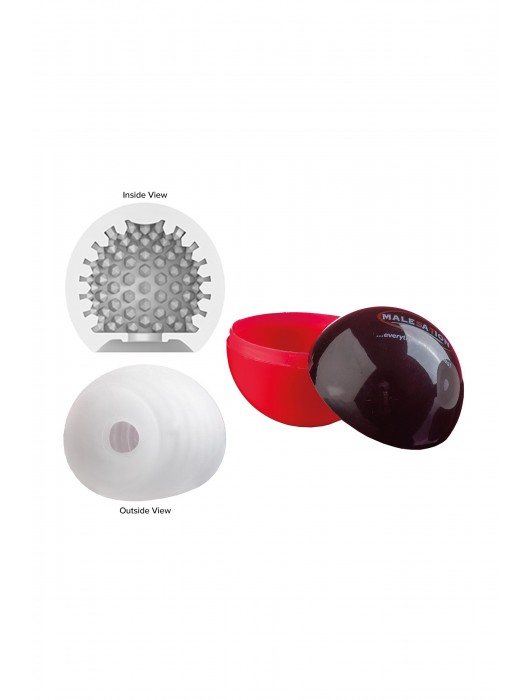 Белый мастурбатор-шар Lucky Ball Type 2 - MALESATION - в Евпатории купить с доставкой