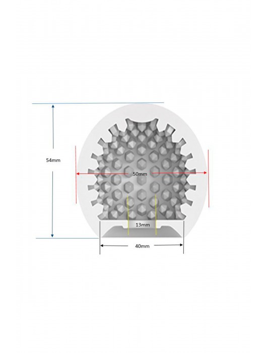 Белый мастурбатор-шар Lucky Ball Type 2 - MALESATION - в Евпатории купить с доставкой