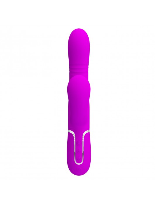 Лиловый вибратор-кролик Mariana - 22,6 см. - Baile