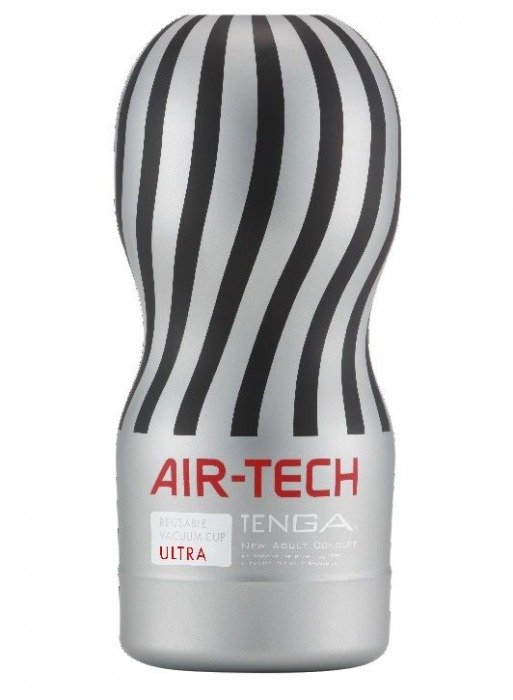Серый мастурбатор Reusable Vacuum CUP ULTRA - Tenga - в Евпатории купить с доставкой