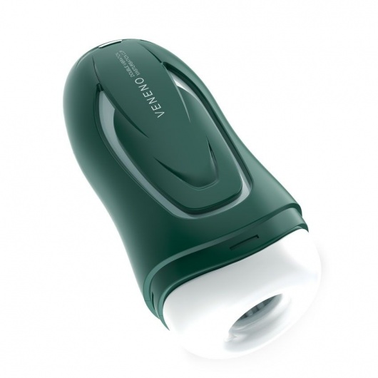 Зеленый вибромастурбатор с голосовым сопровождением Veneno - Rends - в Евпатории купить с доставкой