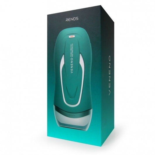 Зеленый вибромастурбатор с голосовым сопровождением Veneno - Rends - в Евпатории купить с доставкой