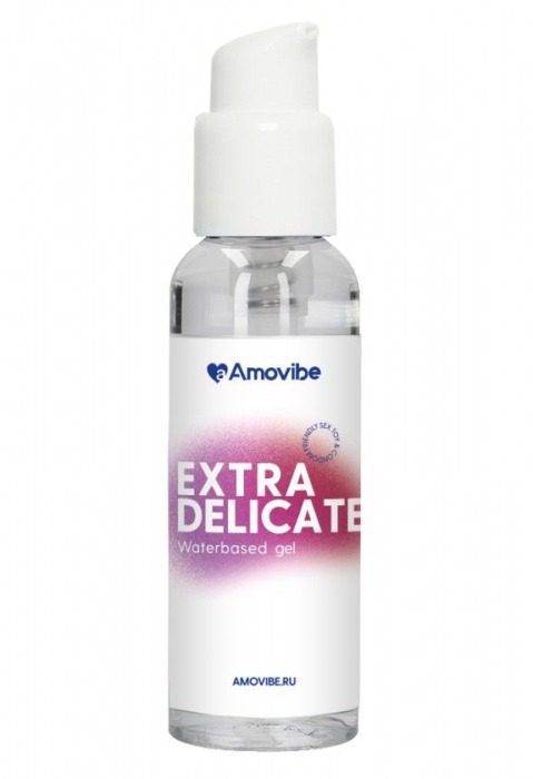 Гель на водной основе Amovibe Extra Delicate - 100 мл. - Amovibe - купить с доставкой в Евпатории