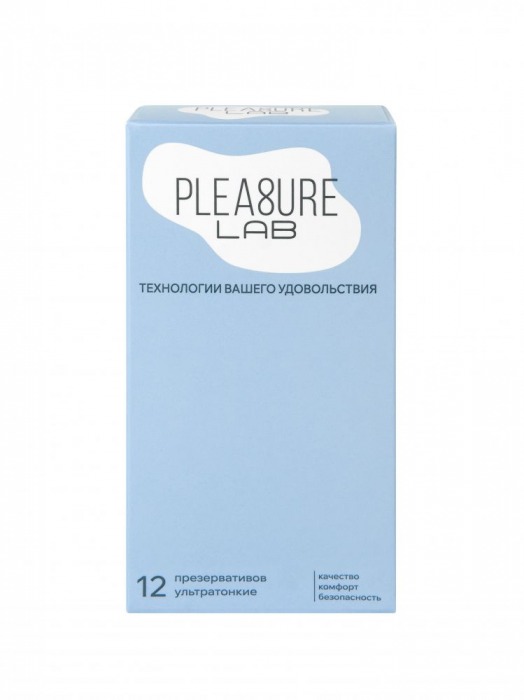 Ультратонкие презервативы Pleasure Lab - 12 шт. - Pleasure Lab - купить с доставкой в Евпатории