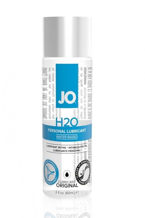 Нейтральный лубрикант на водной основе JO Personal Lubricant H2O - 60 мл. - System JO - купить с доставкой в Евпатории