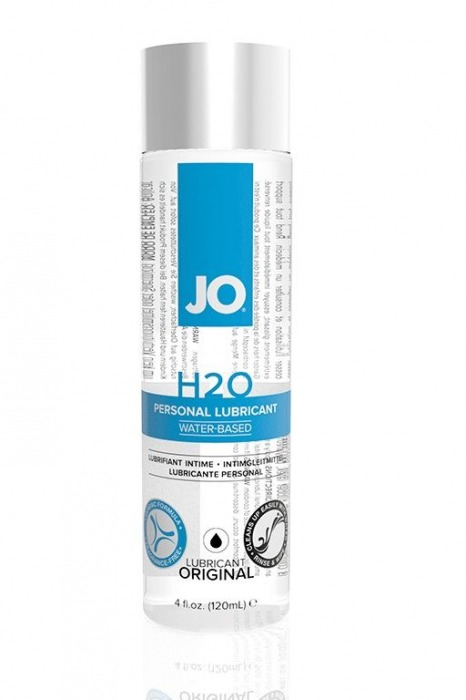 Нейтральный лубрикант на водной основе JO Personal Lubricant H2O - 120 мл. - System JO - купить с доставкой в Евпатории