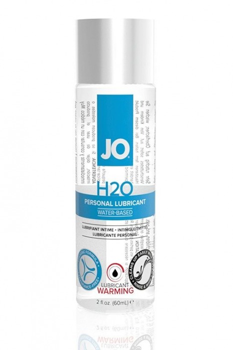 Возбуждающий лубрикант на водной основе JO Personal Lubricant H2O Warming - 60 мл. - System JO - купить с доставкой в Евпатории