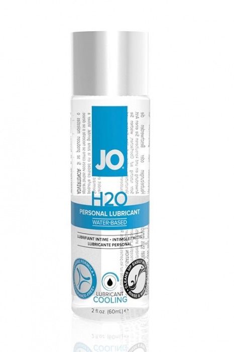 Охлаждающий лубрикант на водной основе JO Personal Lubricant H2O COOLING - 60 мл. - System JO - купить с доставкой в Евпатории