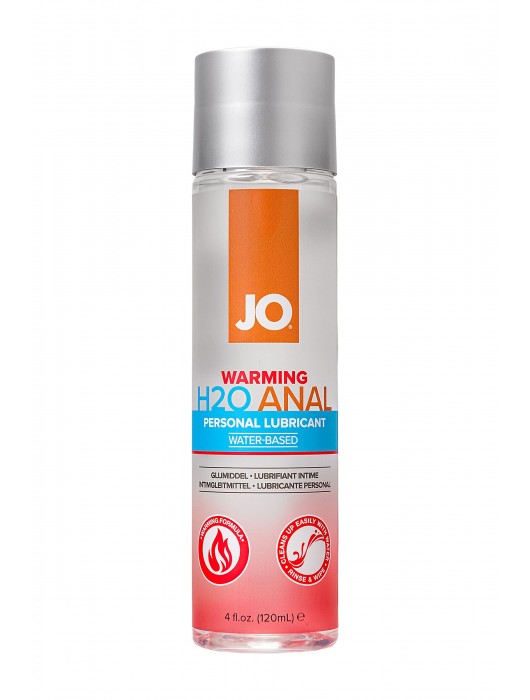 Анальный согревающий лубрикант на водной основе JO Anal H2O Warming - 120 мл. - System JO - купить с доставкой в Евпатории