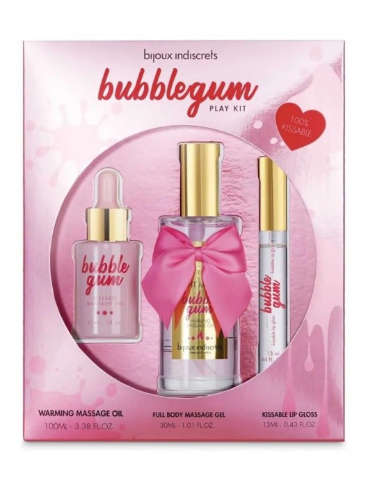 Набор средств для массажа и ласк Bubblegum Play Kit - Bijoux Indiscrets - купить с доставкой в Евпатории