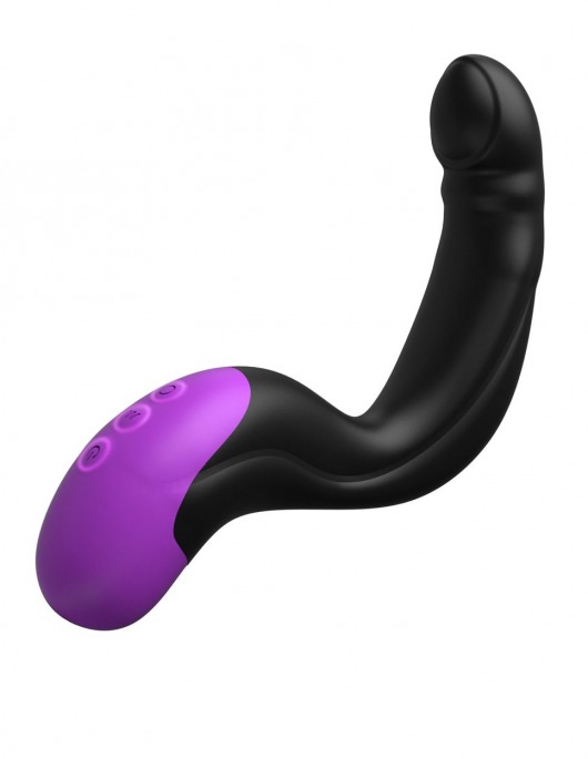 Черно-фиолетовый вибромассажёр простаты Hyper-Pulse P-Spot Massager - Pipedream - в Евпатории купить с доставкой