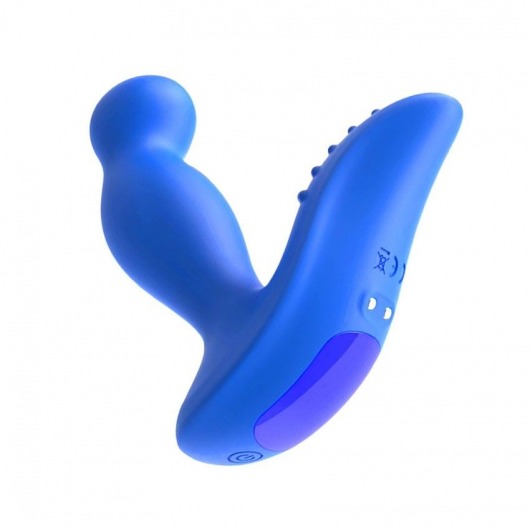 Синий вибромассажер простаты 3,5’’ P-spot Massager - 12,5 см. - Erokay - в Евпатории купить с доставкой
