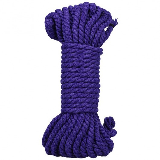 Фиолетовая верёвка для связывания и фиксации Bind Tie - 9,14 м. - Doc Johnson - купить с доставкой в Евпатории
