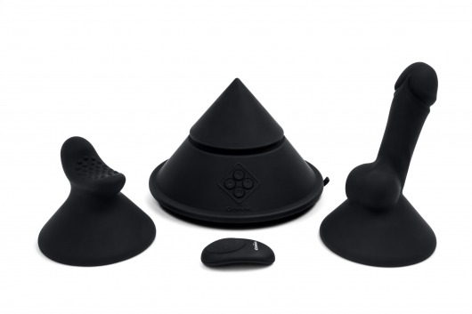 Конусный вибромассажер Cowgirl Cone с 2 насадками - CowGirl - купить с доставкой в Евпатории