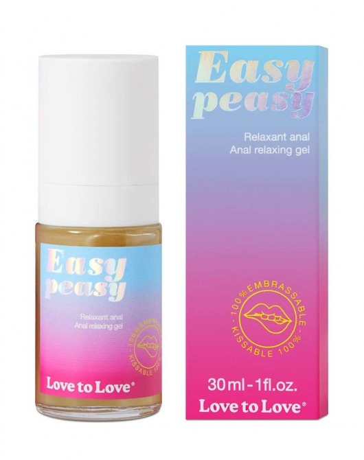 Анальный расслабляющий гель Easy Peasy - 30 мл. - Love to Love - купить с доставкой в Евпатории