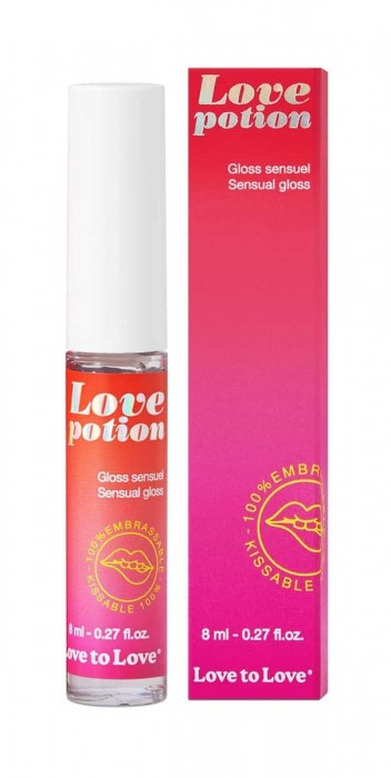 Возбуждающий блеск для губ Love Potion - 8 мл. - Love to Love - купить с доставкой в Евпатории
