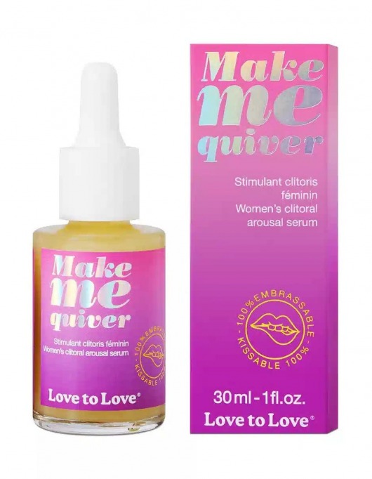 Возбуждающие капли для клитора Make Me Quiver - 30 мл. - Love to Love - купить с доставкой в Евпатории