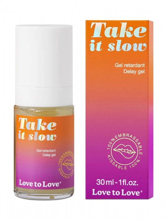 Пролонгирующий гель для мужчин Take It Slow - 30 мл. - Love to Love - купить с доставкой в Евпатории