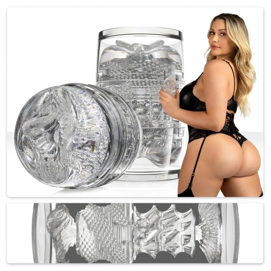 Прозрачный двусторонний мастурбатор Fleshlight Quickshot Mia Malkova - Fleshlight - в Евпатории купить с доставкой