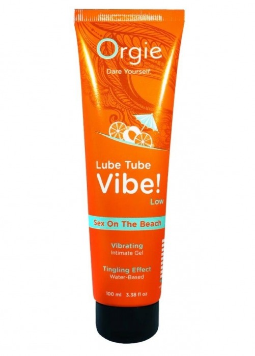 Гель с эффектом вибрации Lube Tube Vibe Low Sex On The Beach - 100 мл. - ORGIE - купить с доставкой в Евпатории