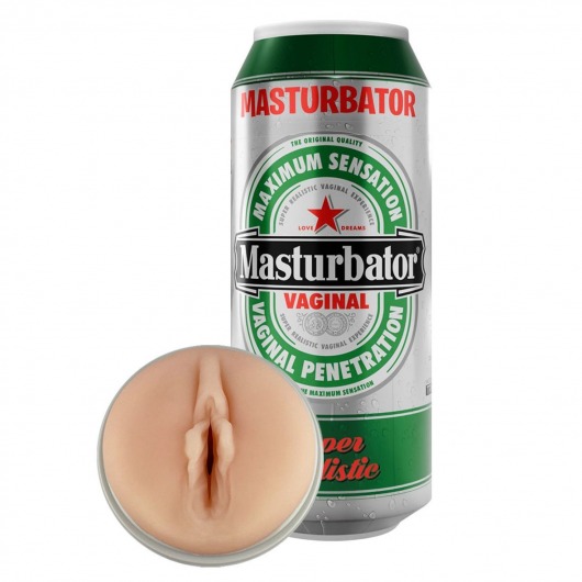 Мастурбатор-вагина Heineken Vagina II - Adrien Lastic - в Евпатории купить с доставкой