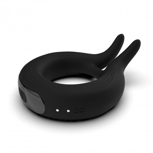 Черное эрекционное кольцо Marry Me Rechargeable Vibrating Cockring - Adrien Lastic - в Евпатории купить с доставкой