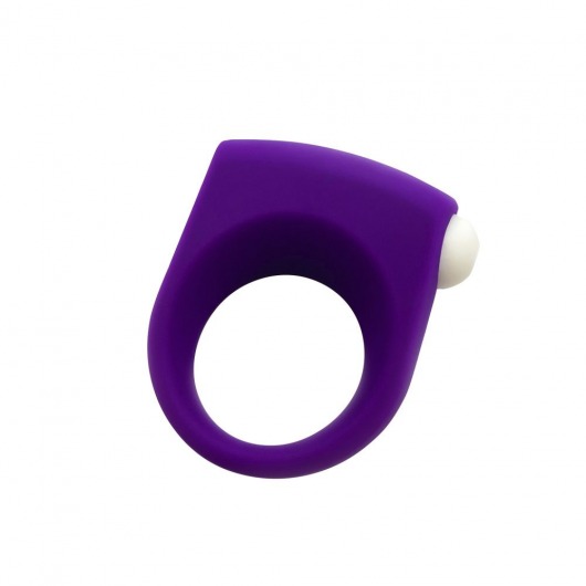 Фиолетовое эрекционное кольцо Puggle Vibrating Ring with Bullet - Adrien Lastic - в Евпатории купить с доставкой