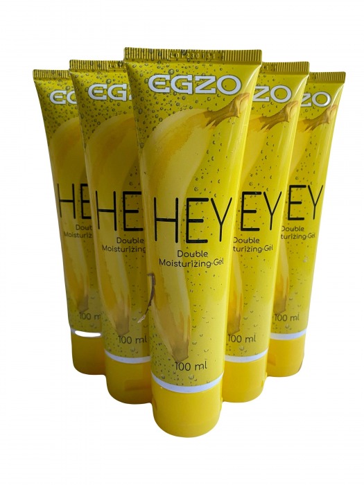 Набор из 5 анальных лубрикантов на водной основе Egzo Hey (по 100 мл.) - EGZO - купить с доставкой в Евпатории