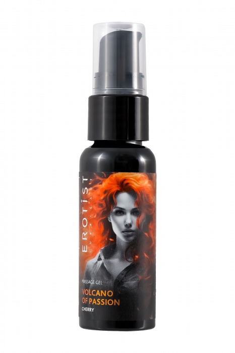 Гель с эффектом вибрации Volcano Of Passion со вкусом вишни - 25 мл. - Erotist Lubricants - купить с доставкой в Евпатории