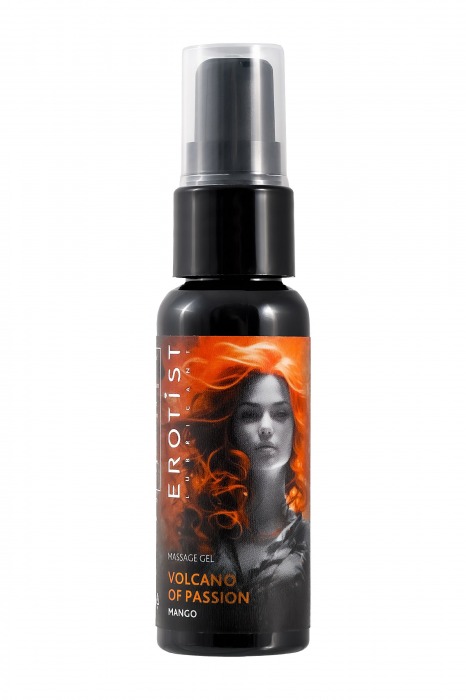 Гель с эффектом вибрации Volcano Of Passion со вкусом манго - 25 мл. - Erotist Lubricants - купить с доставкой в Евпатории