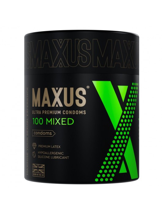 Презервативы MAXUS Mixed - 100 шт. - Maxus - купить с доставкой в Евпатории