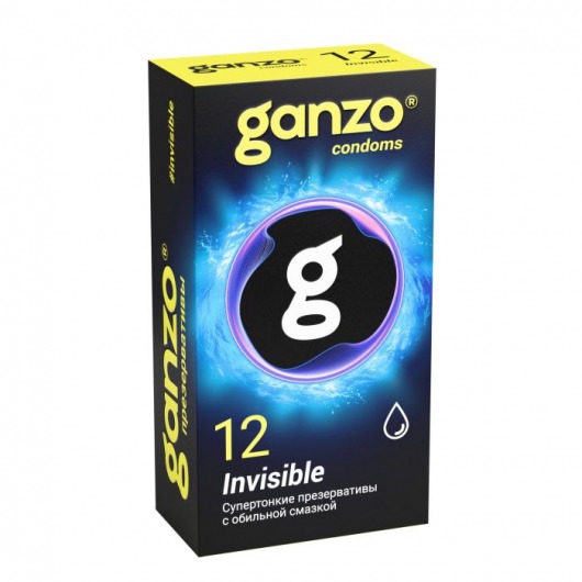 Супертонкие презервативы Ganzo Invisible - 12 шт. - Ganzo - купить с доставкой в Евпатории