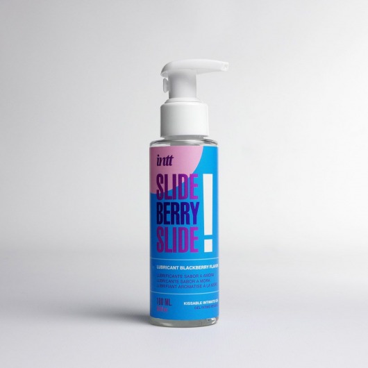 Увлажняющий гель с ароматом ежевики Slide Berry Slide - 100 мл. - INTT - купить с доставкой в Евпатории