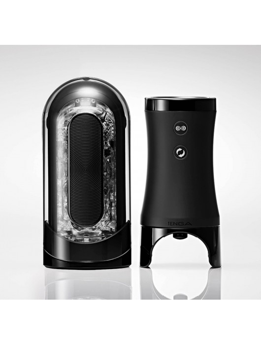 Набор Tenga Flip Zero Electronic Vibrotation: мастурбатор с вибрацией и устройство вращения - Tenga - в Евпатории купить с доставкой