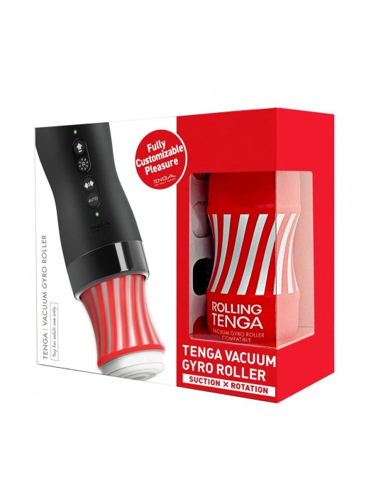 Набор Tenga Vacuum Gyro Roller 3s: мастурбатор и устройство для вращения и создания вакуума - Tenga - в Евпатории купить с доставкой