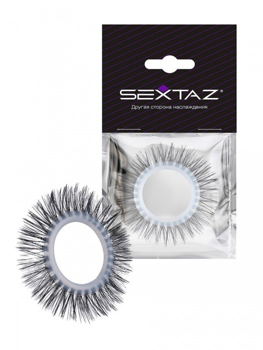 Круглое эрекционное кольцо с длинными «ресничками» - Sextaz - в Евпатории купить с доставкой