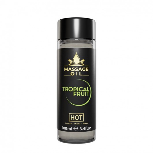 Массажное масло c ароматом тропических фруктов Massage Oil - 100 мл. - HOT - купить с доставкой в Евпатории