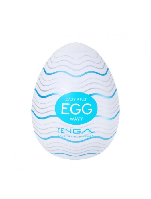 Мастурбатор-яйцо Tenga Egg Wavy - Tenga - в Евпатории купить с доставкой