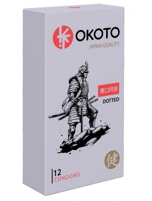 Точечные презервативы OKOTO Dotted - 12 шт. - Sitabella - купить с доставкой в Евпатории