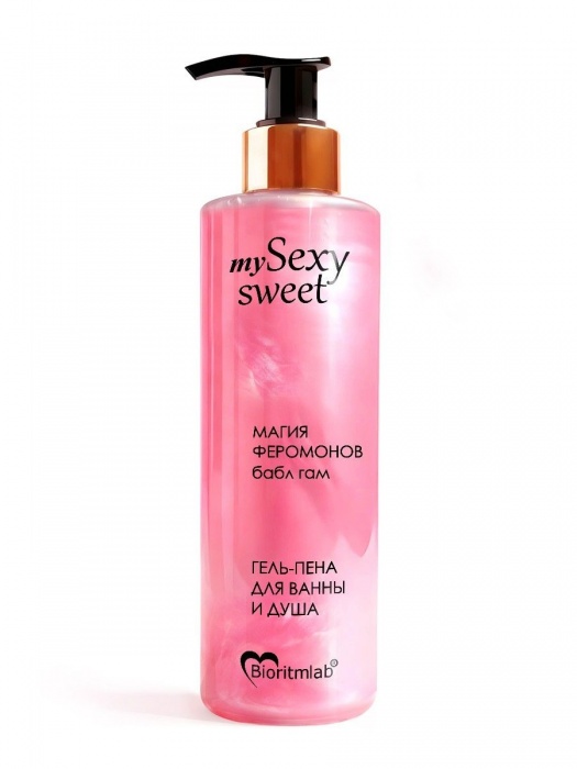Гель-пена для ванны и душа Sexy Sweet с феромонами и ароматом бабл-гам - 200 мл. -  - Магазин феромонов в Евпатории