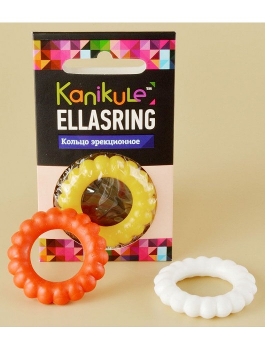 Цветное рельефное эрекционное кольцо Ellasring - Sitabella - в Евпатории купить с доставкой
