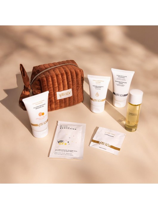 Набор YESforLOV La Trousse Enchantée в коричневой косметичке - YESforLOV - купить с доставкой в Евпатории