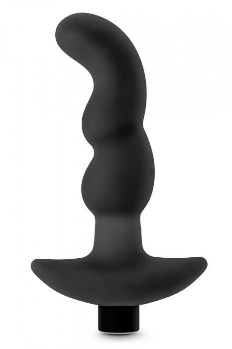 Черный вибромассажер простаты Prostate Massager 03 - 15,2 см. - Blush Novelties - в Евпатории купить с доставкой