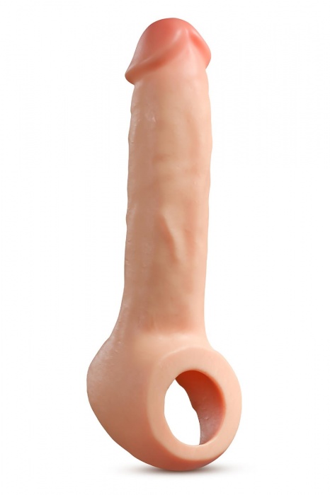 Телесная насадка-удлинитель Thrive 8.75 Inch Realistic Penis Extender Sleeve - 22,2 см. - Blush Novelties - в Евпатории купить с доставкой